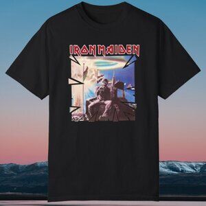 Iron Maiden 2 Minutes To Midnight Powerslave Heavy Metal Rock Band T-Shirt92